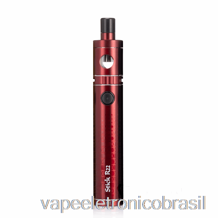 Vape Recarregável Smok Stick R22 40w Starter Kit Matte Red